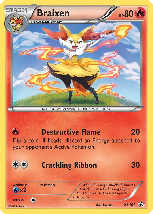 XY161 Braixen - XY161 Promo XY Promos