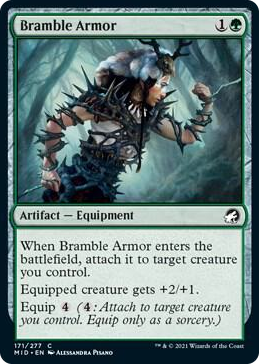 0171 Bramble Armor C Innistrad: Midnight Hunt