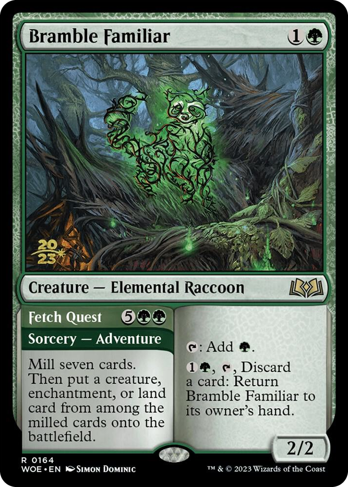 0164 Bramble Familiar R Prerelease Cards