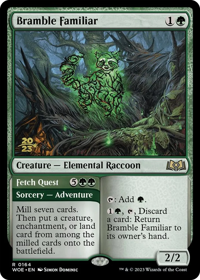 0164 Bramble Familiar R Prerelease Cards