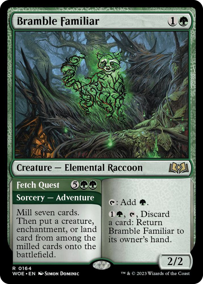 0164 Bramble Familiar R Wilds of Eldraine