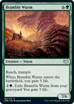 0189 Bramble Wurm U Innistrad: Crimson Vow