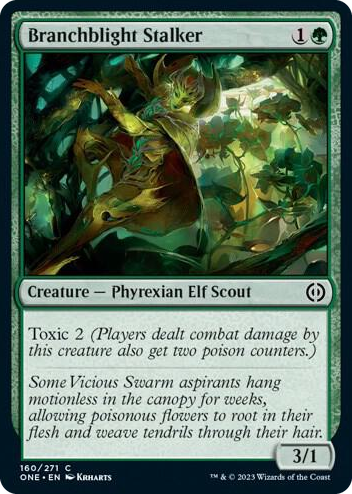 Branchblight Stalker #160 C - Phyrexia: All Will Be One Pokemon card