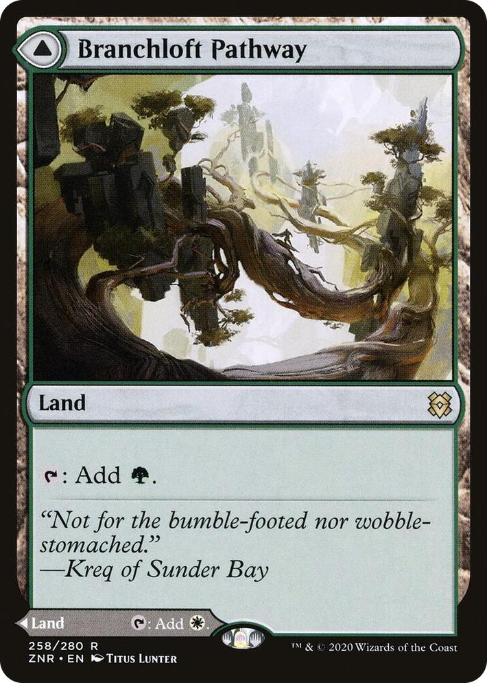 0258 Branchloft Pathway R Zendikar Rising
