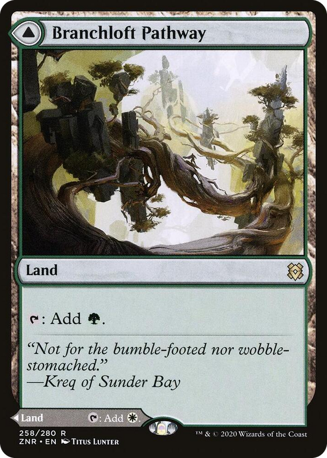 0258 Branchloft Pathway R Zendikar Rising