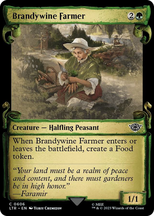 0606 Brandywine Farmer (Showcase Scrolls) C Universes Beyond: The Lord of the Rings: Tales of Middle-earth