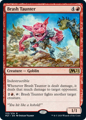 0133 Brash Taunter R Promo Pack: Core Set 2021
