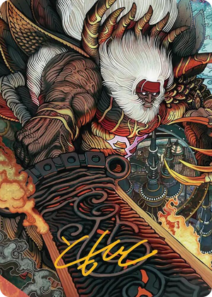 0039 Braska's Final Aeon Art Card (Gold-Stamped Signature) S Art Series: FINAL FANTASY