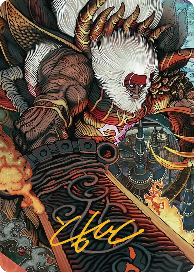 0039 Braska's Final Aeon Art Card (Gold-Stamped Signature) S Art Series: FINAL FANTASY
