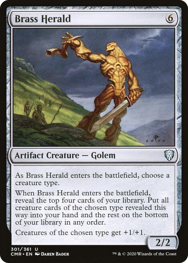 0301 Brass Herald U Commander Legends