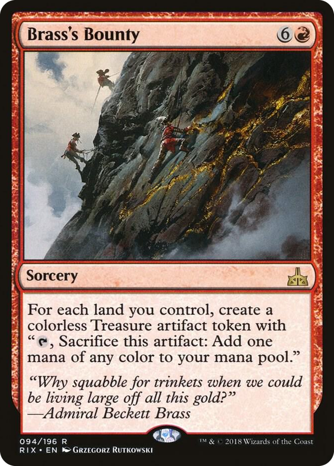 0094 Brass's Bounty R Rivals of Ixalan