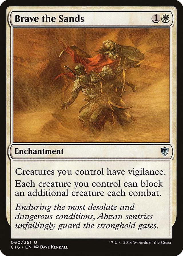 0060 Brave the Sands U Commander 2016