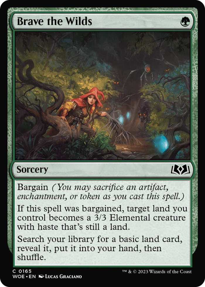 Brave the Wilds #165 C - Wilds of Eldraine Pokemon card
