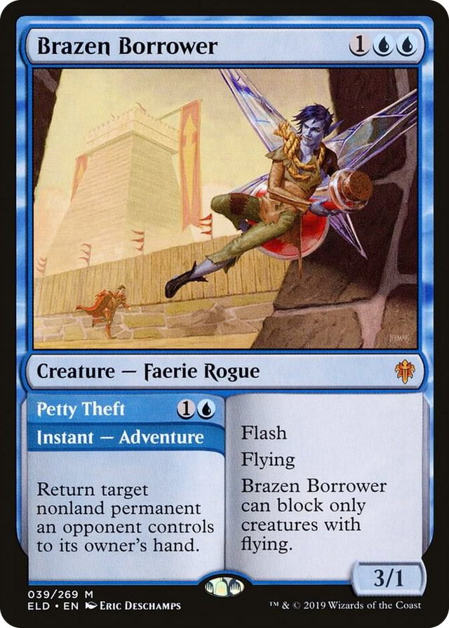 0039 Brazen Borrower M Throne of Eldraine