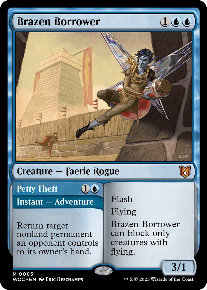 0085 Brazen Borrower M Commander: Wilds of Eldraine