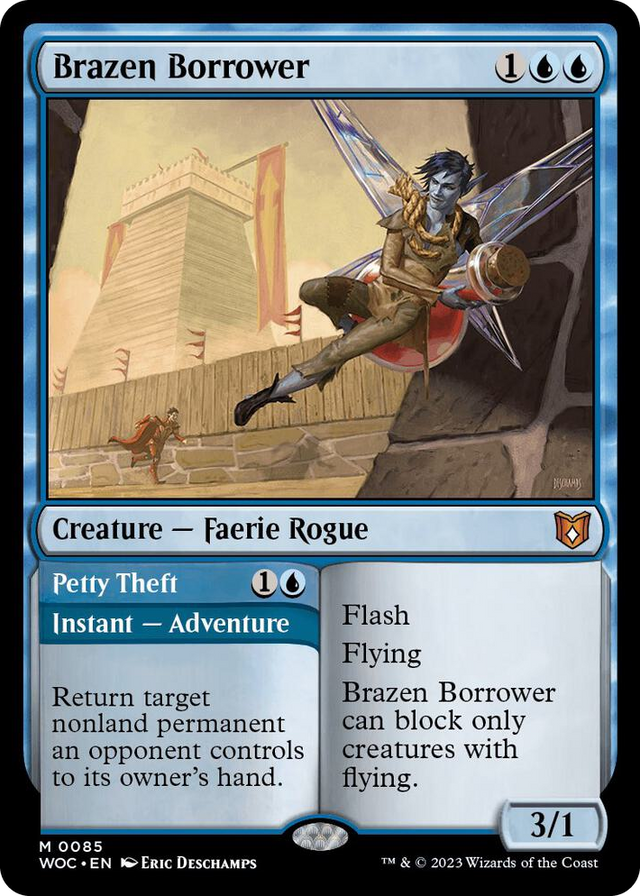 0085 Brazen Borrower M Commander: Wilds of Eldraine