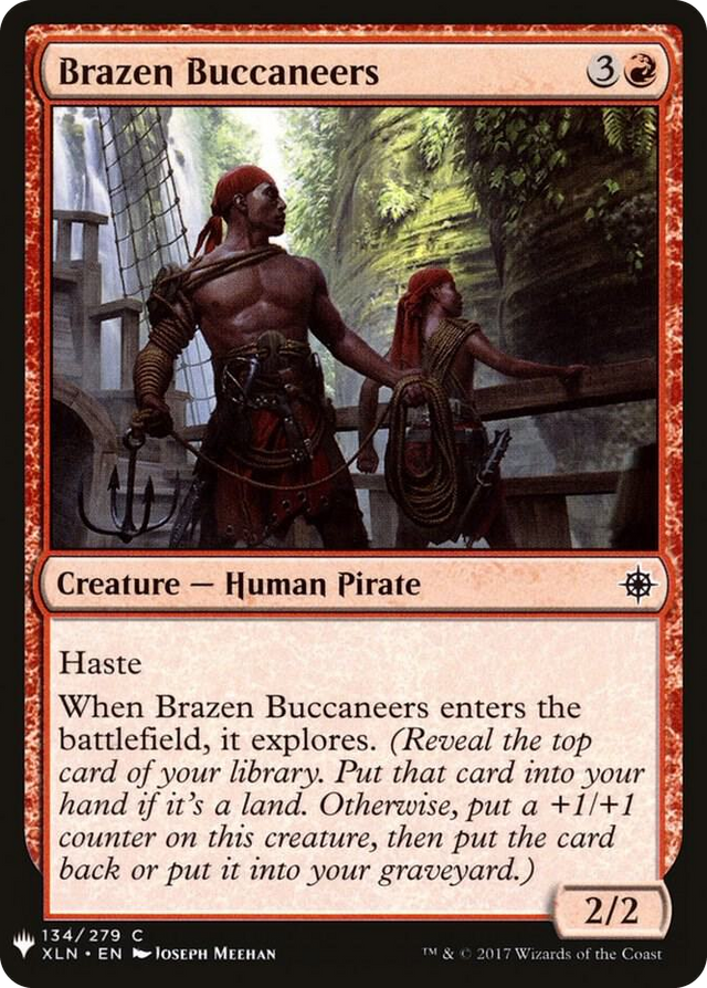 0134 Brazen Buccaneers C The List Reprints