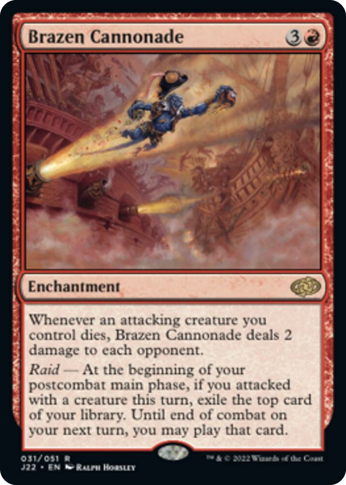 0031 Brazen Cannonade R Jumpstart 2022