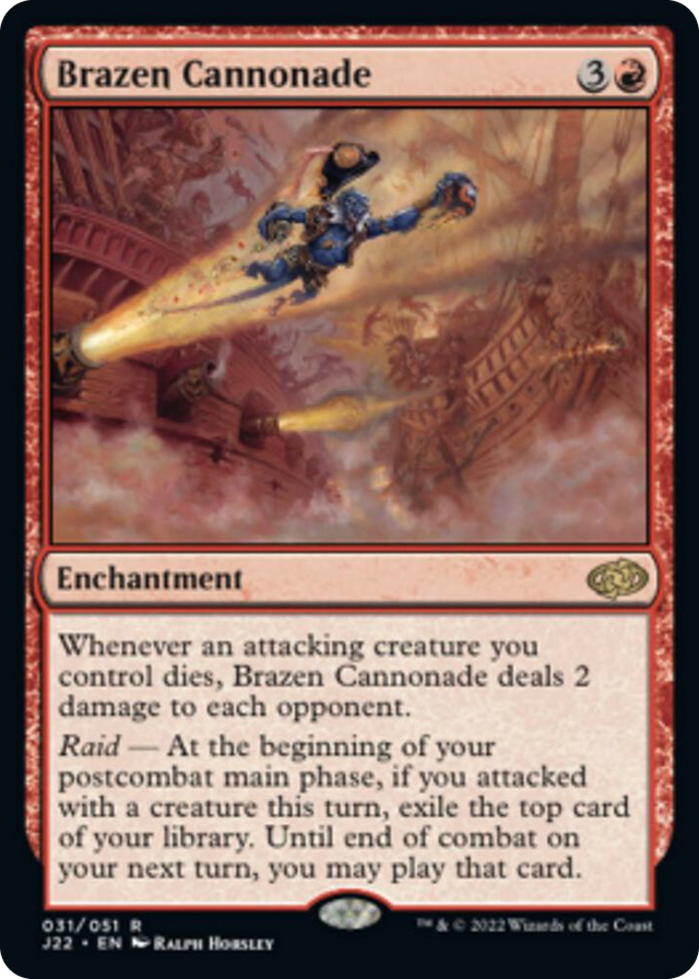 0031 Brazen Cannonade R Jumpstart 2022