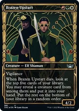 0361 Brazen Upstart (Gilded Foil) U Streets of New Capenna