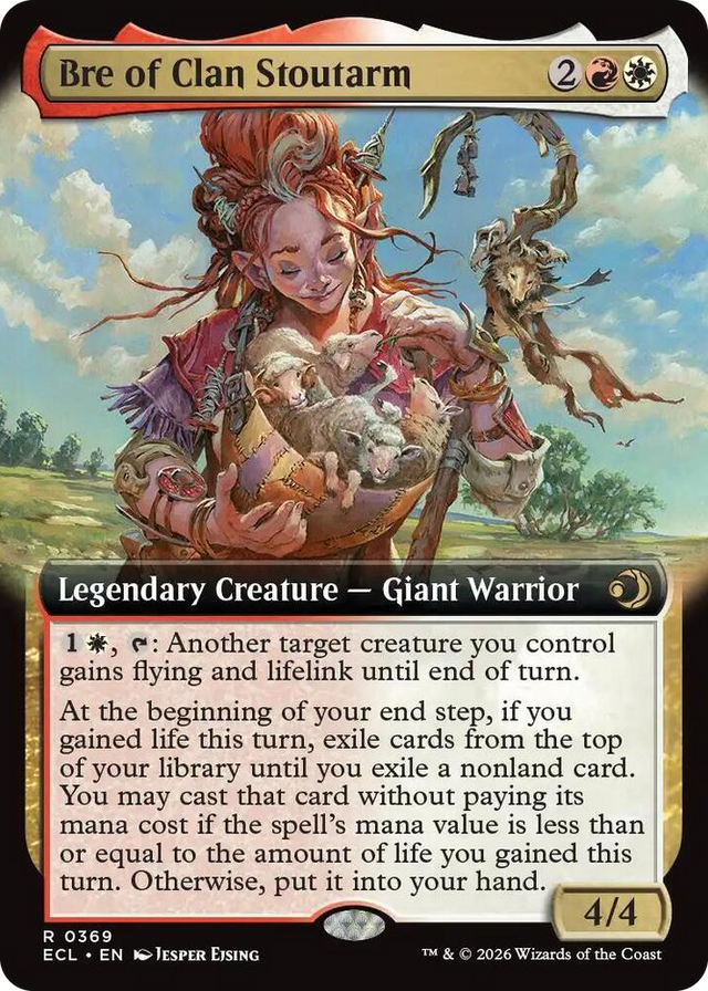 0369 Bre of Clan Stoutarm (Extended Art) R Lorwyn Eclipsed