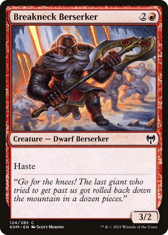 0124 Breakneck Berserker C Kaldheim