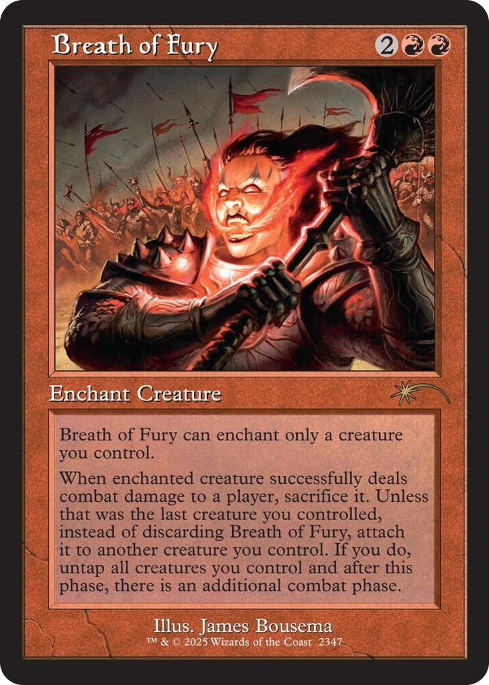 Breath of Fury #2347 R - Secret Lair Drop Series Pokemon card
