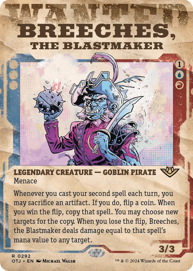0292 Breeches, the Blastmaker (Showcase) R Outlaws of Thunder Junction