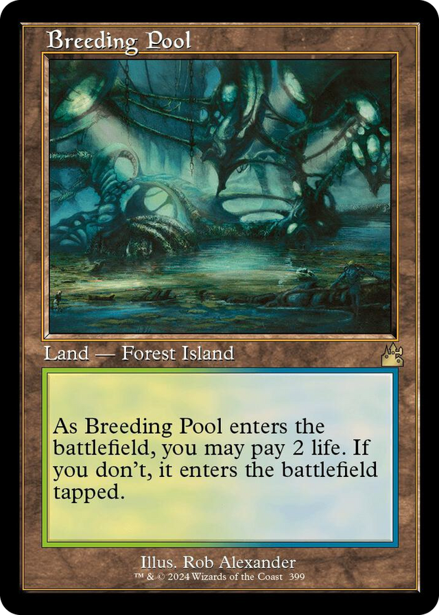 0399 Breeding Pool (Retro Frame) R Ravnica Remastered