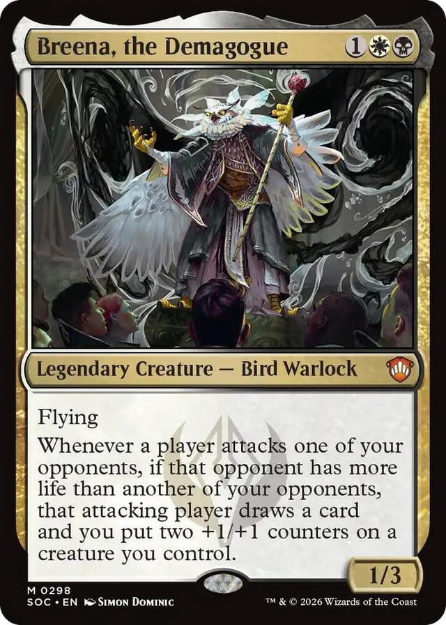 0298 Breena, the Demagogue M Commander: Secrets of Strixhaven