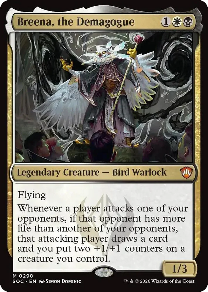 0298 Breena, the Demagogue M Commander: Secrets of Strixhaven