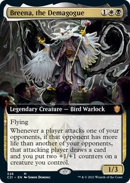 0328 Breena, the Demagogue (Extended Art) M Commander 2021