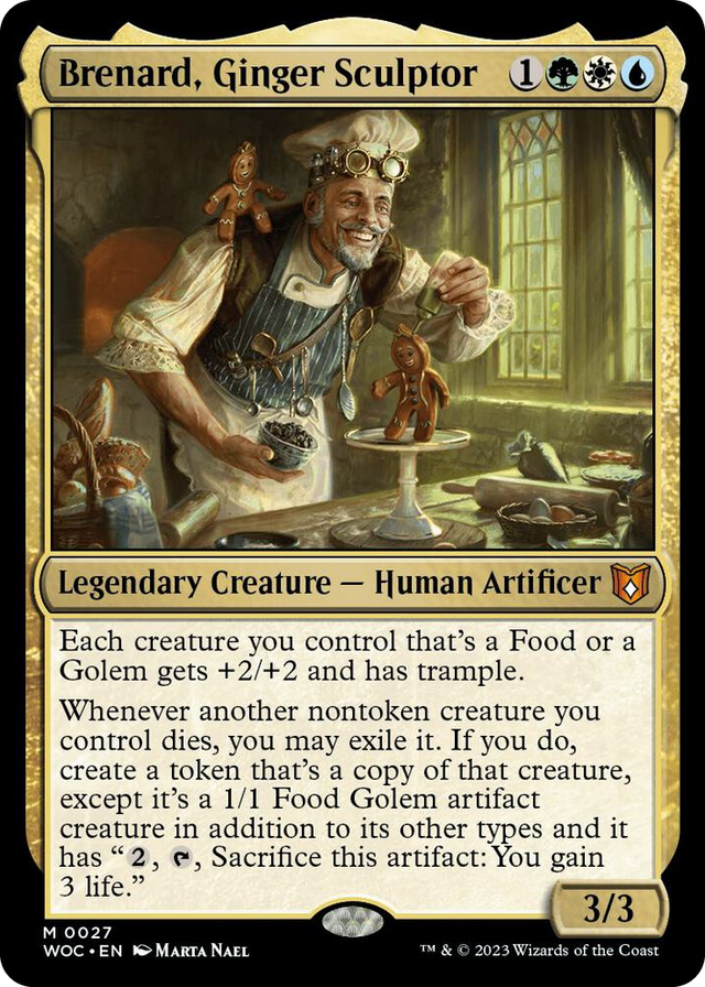 0027 Brenard, Ginger Sculptor M Commander: Wilds of Eldraine