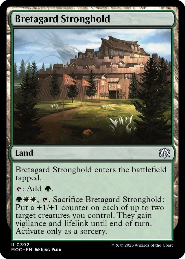 Bretagard Stronghold #392 U - Commander: March of the Machine Pokemon card