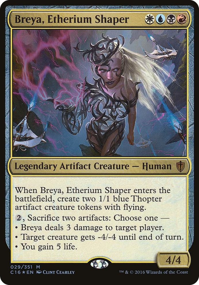 Breya, Etherium Shaper (Commander 2016) #29 M - Oversize Cards Pokemon card