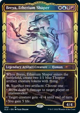 0454 Breya, Etherium Shaper (Gilded Foil) M Secret Lair Drop Series