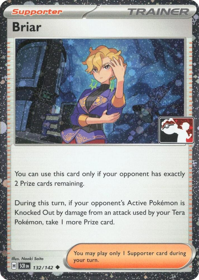 0132 Briar - 132/142 (Cosmos Holo) Uncommon Prize Pack Series Cards