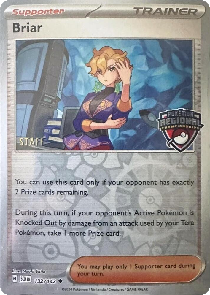 0132 Briar - 132/142 (Regional Championship) [Staff] Uncommon League & Championship Cards