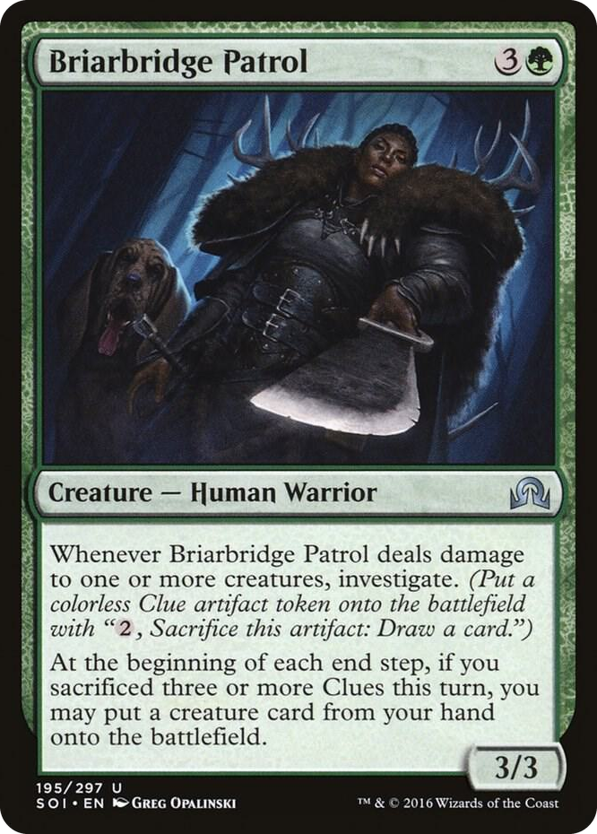 Briarbridge Patrol #195 U - Shadows over Innistrad Pokemon card