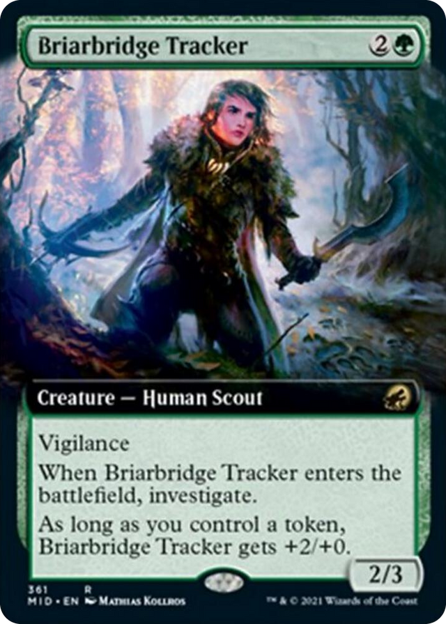 0361 Briarbridge Tracker (Extended Art) R Innistrad: Midnight Hunt