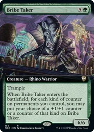 0155 Bribe Taker (Extended Art) R Commander: Streets of New Capenna