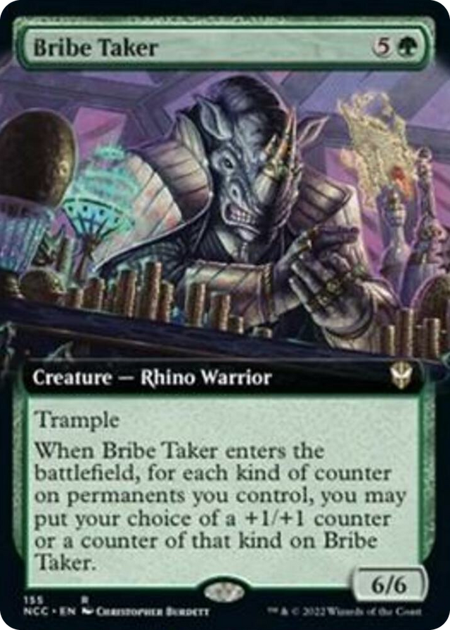 0155 Bribe Taker (Extended Art) R Commander: Streets of New Capenna