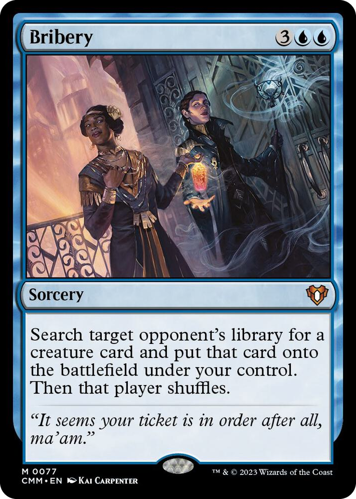 0077 Bribery M Commander Masters