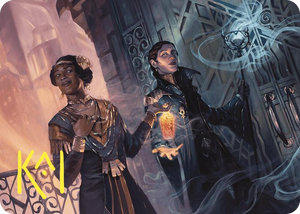0006 Bribery Art Card (Gold-Stamped Signature) S Art Series: Commander Masters