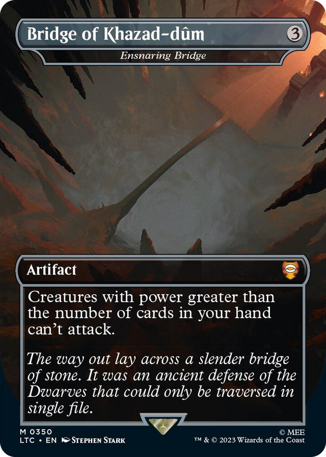 0350 Bridge of Khazad-dum - Ensnaring Bridge (Borderless) M Commander: The Lord of the Rings: Tales of Middle-earth