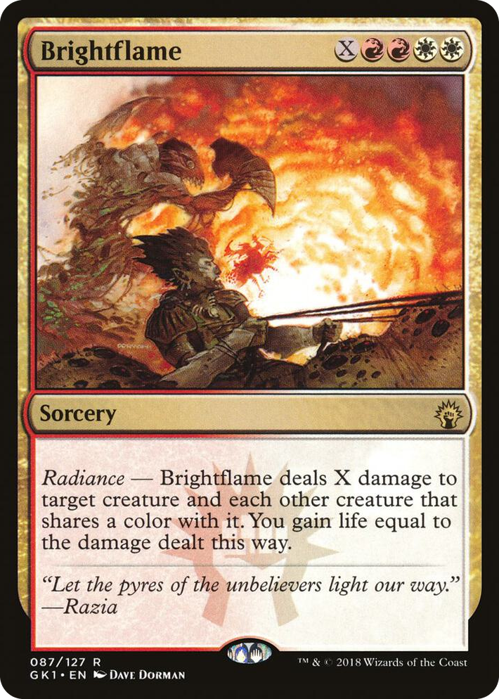 0087 Brightflame R Guilds of Ravnica: Guild Kits