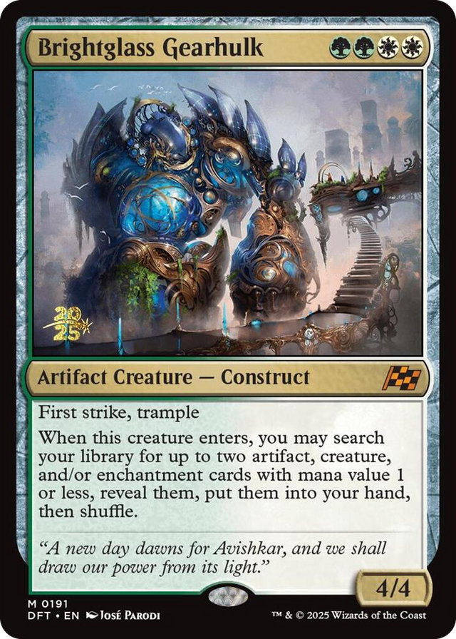 0191 Brightglass Gearhulk M Prerelease Cards
