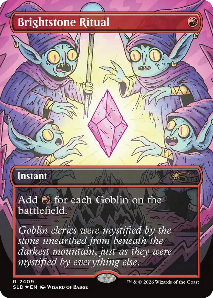 Brightstone Ritual #2409 R - Secret Lair Drop Series Pokemon card