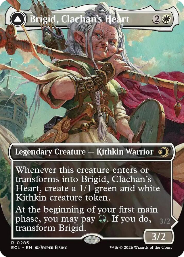 0285 Brigid, Clachan's Heart (Borderless) R Lorwyn Eclipsed