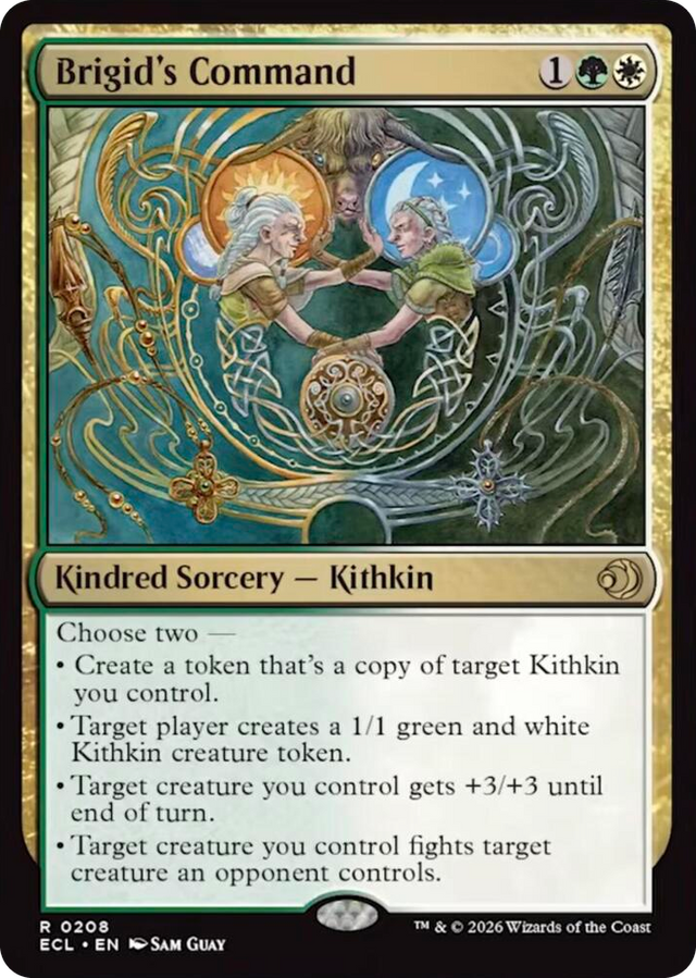 0208 Brigid's Command R Lorwyn Eclipsed